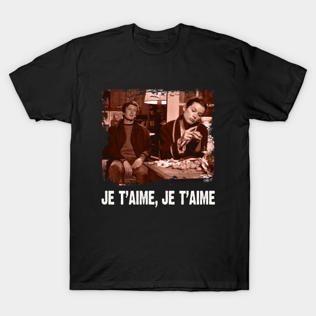 Film Noir Romance je t’aime Cinema Tee T-Shirt by Skye Bahringer